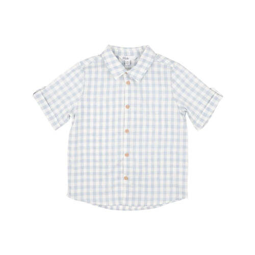 Harry Check Shirt - Blue Check