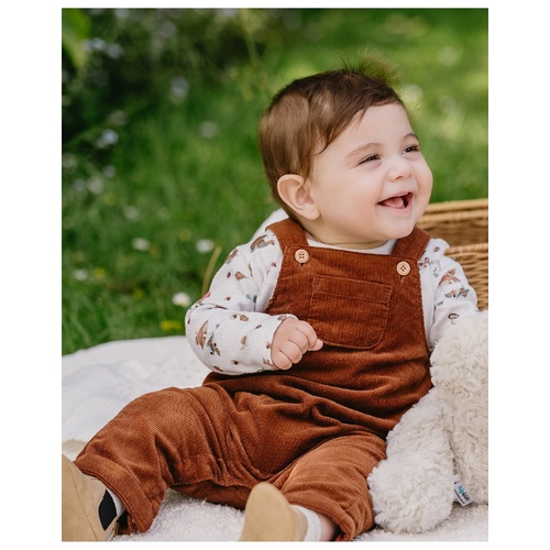 Toby Cord Overalls - Chestnut