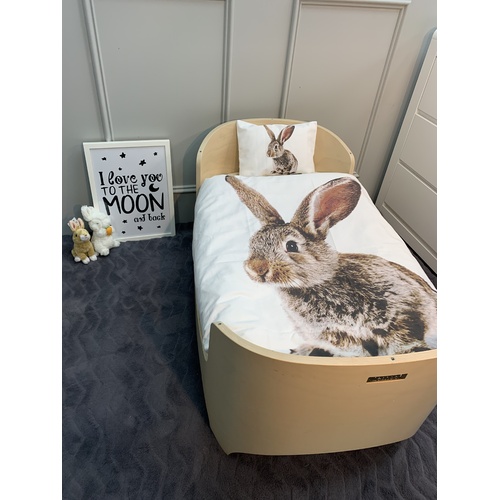 Rabbit Cot Quilt Cover Set